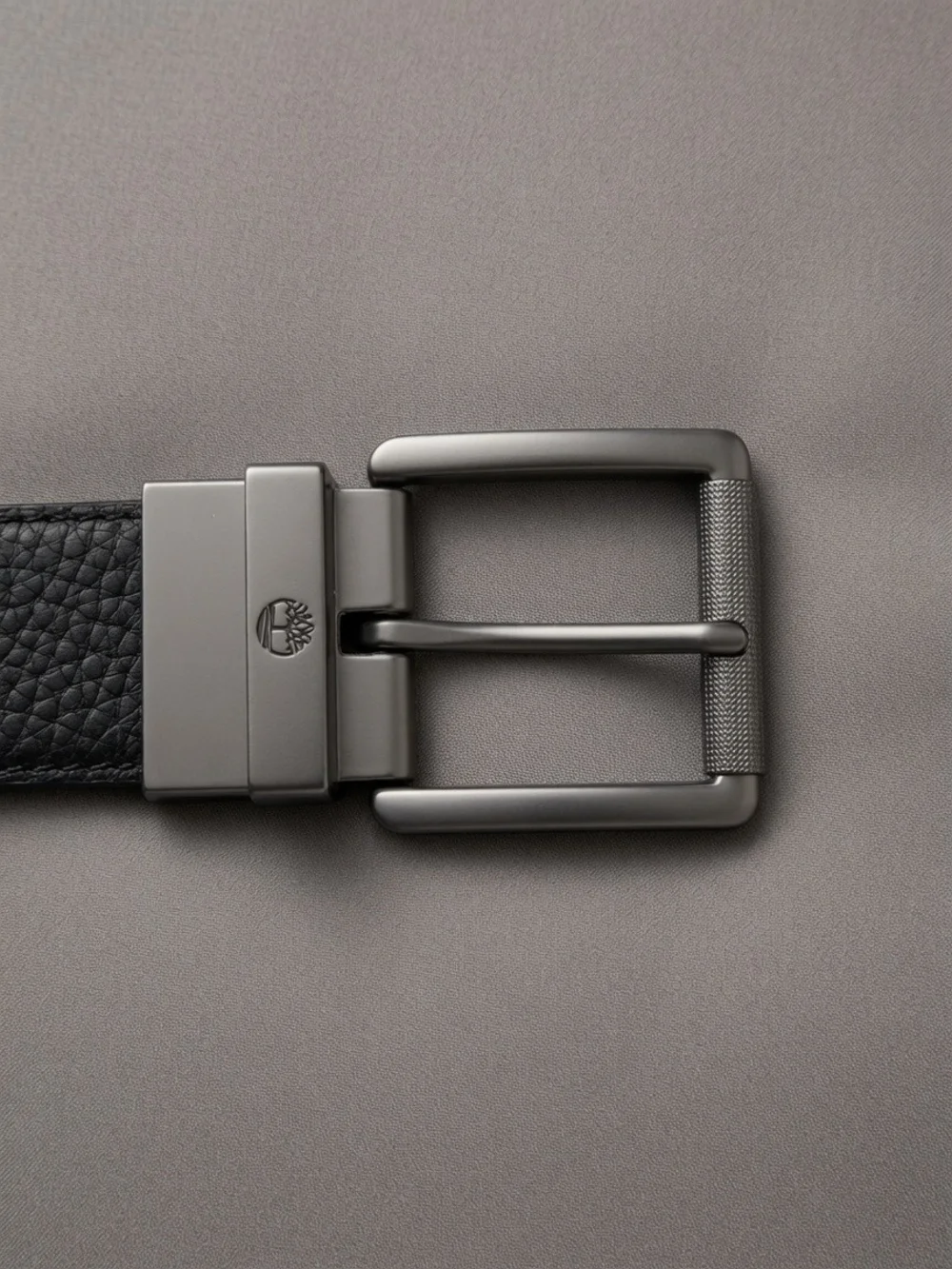 Timberland Black And Brown Leather Reversible Belt with Silver Buckle, 34 Inch